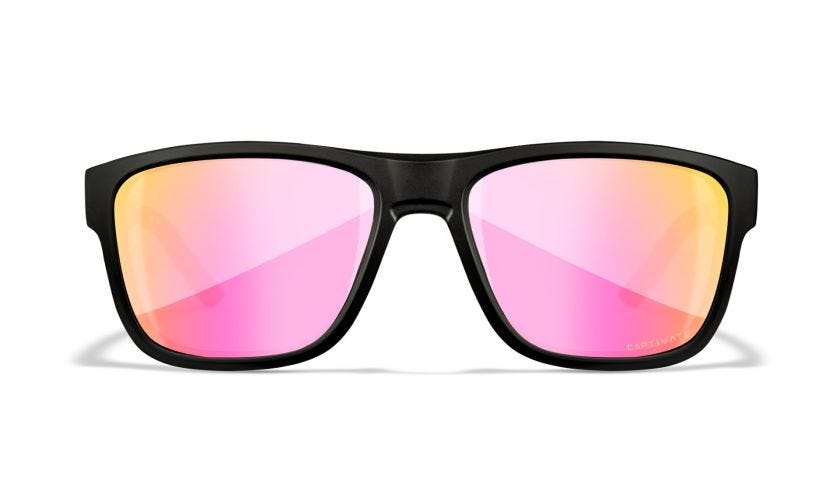 Sunglasses – WX OVATION Polarized Rose Gold Mirror | Wiley X
