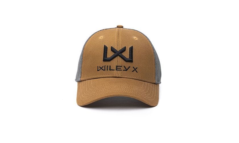 Trucker Cap, Tan/Grey, Black WX/Wiley X Image