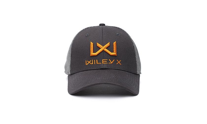 Trucker Cap, Dark Grey, Orange WX/Wiley X Image