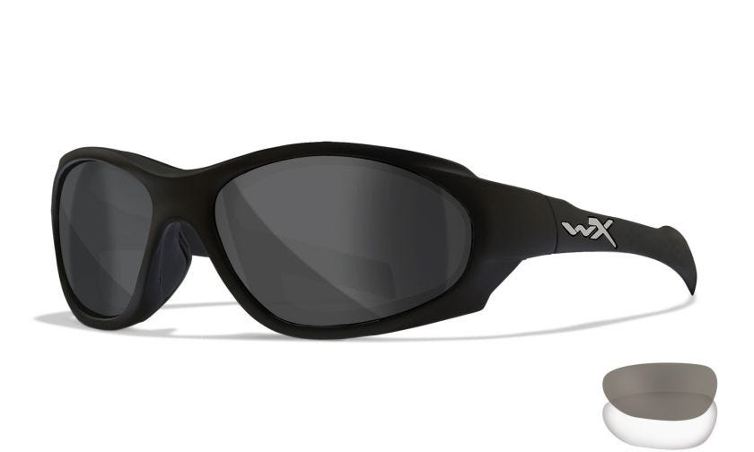 XL-1 ADVANCED COMM 2.5, Lenses: Grey/Clear, Frame: Matte Black Image