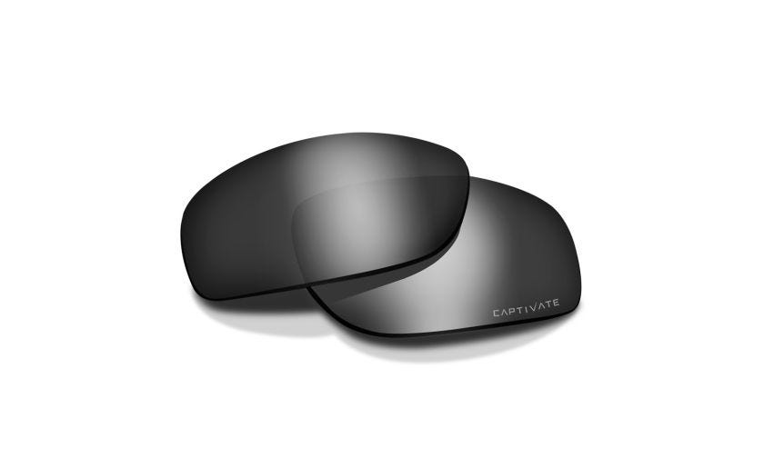 WX AXE, CAPTIVATE™ Polarized Black Mirror, Replacement Lenses Image